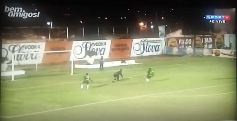Lance do polêmico gol do Nacional de Patos foi destaque no “Bem Amigos” do canal SPORTV