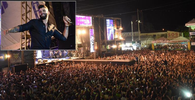 Gusttavo Lima encerra da melhor forma a terceira noite do São João de Patos 2018