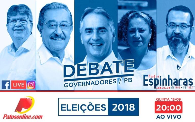 Será nesta quinta (13): Jornalistas farão perguntas no Debate da Espinharas