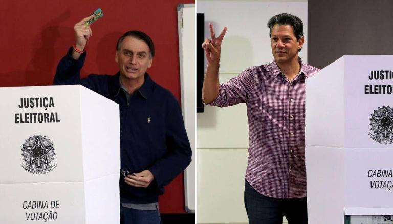 Pesquisa Datafolha mostra Bolsonaro com 59% e Haddad com 41% dos votos válidos no 2º turno