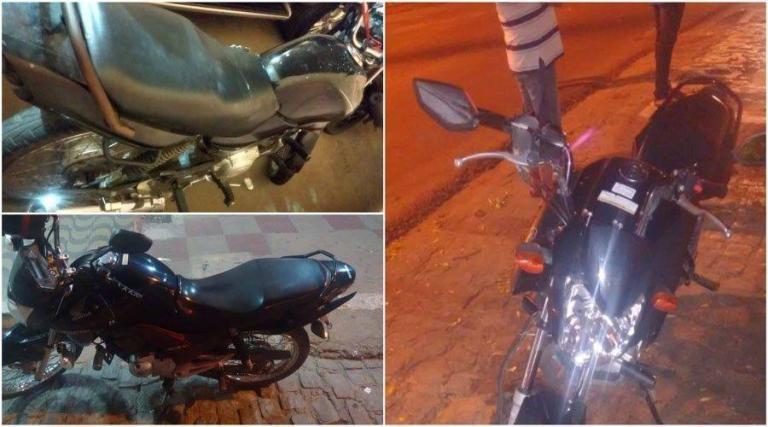 Acidente envolvendo três motos deixa três jovens feridos em Patos