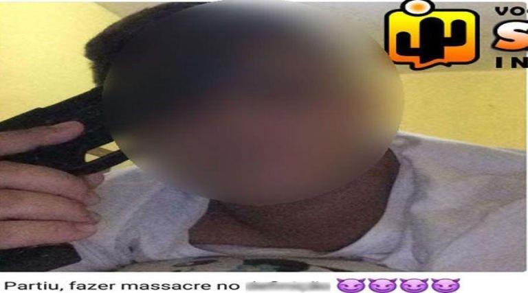 Adolescente posta foto com arma ameaçando fazer massacre em escola no Sertão da PB