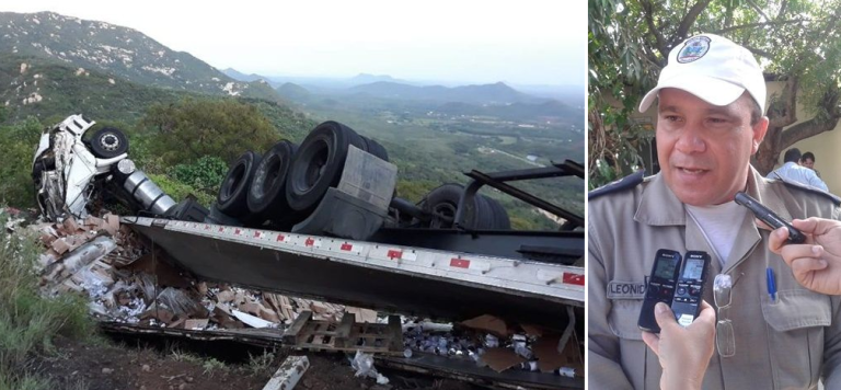 Comandante da 4ª CPTRAN comenta sobre acidente na Serra de Teixeira e lamenta atitude das pessoas que aproveitam para saquear cargas. Escute