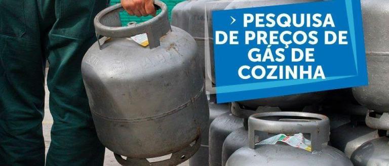 PROCON Patos divulga nova pesquisa do gás de cozinha. Botijão P-13 apresenta aumento