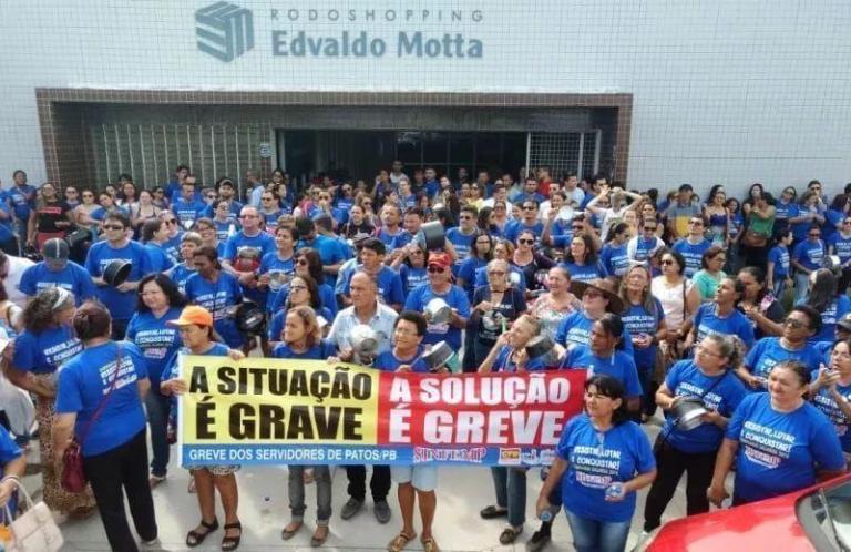 Servidores da Saúde de Patos entram em greve a partir de zero hora da sexta-feira, 2 de agosto
