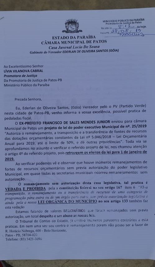 Documento protocolado