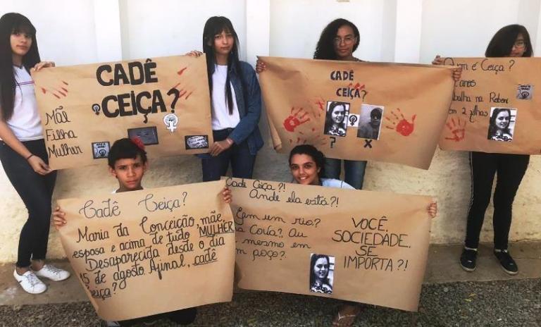 Em Patos, professora debate com estudantes o drama em meio ao desaparecimento angustiante da jovem Maria da Conceição