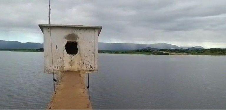 Açude do Jatobá: Agora faltam 3 m e 30 cm para o seu transbordamento