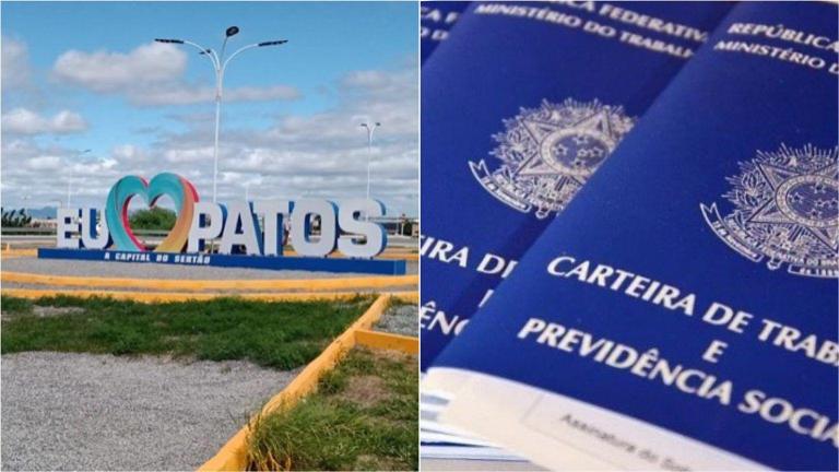 Patos tem 12.095 trabalhadores com carteira assinada e crescimento de 4,75% em um ano