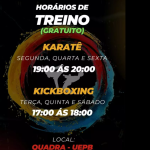 Programa de extensão da UEPB em Patos oferece aulas gratuitas de caratê e kickboxing para a comunidade